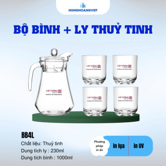 bộ bình thuỷ tinh