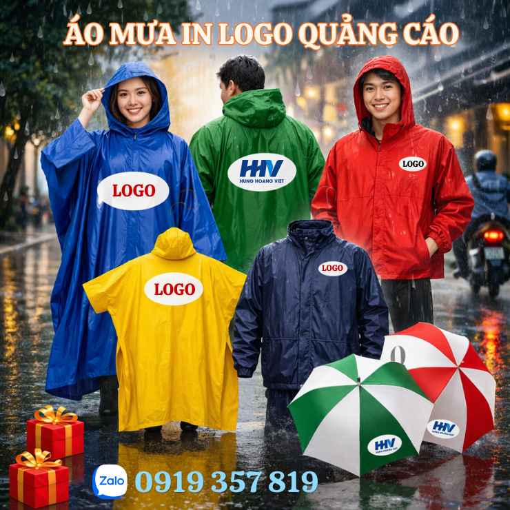 xưởng áo mưa